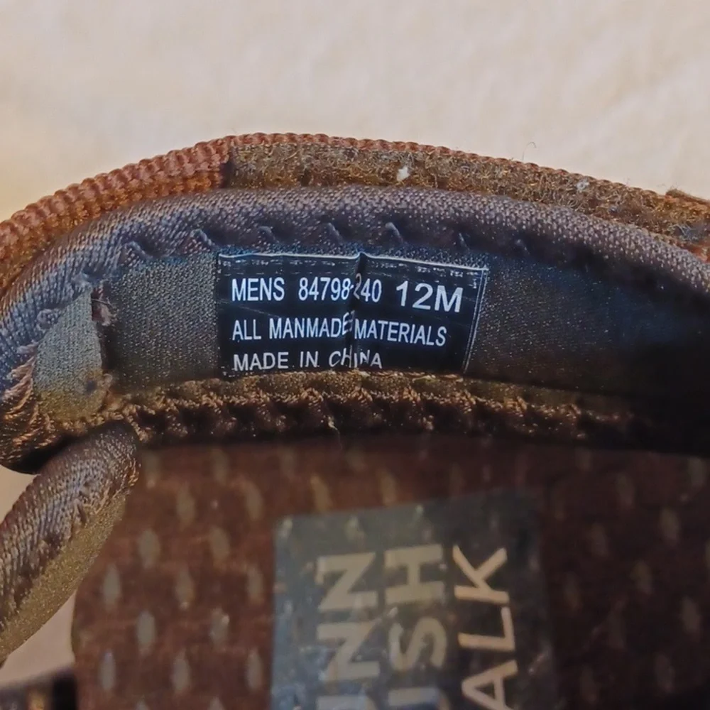 Nunn Bush Brown Walking Sandals Mens Size 12